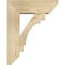 Ekena Millwork Merced Slat Rough Sawn Bracket w/ Offset Brace, Douglas Fir, 6"W x 16"D x 20"H BKT0604X16X20MRC06RDF - alternate 4